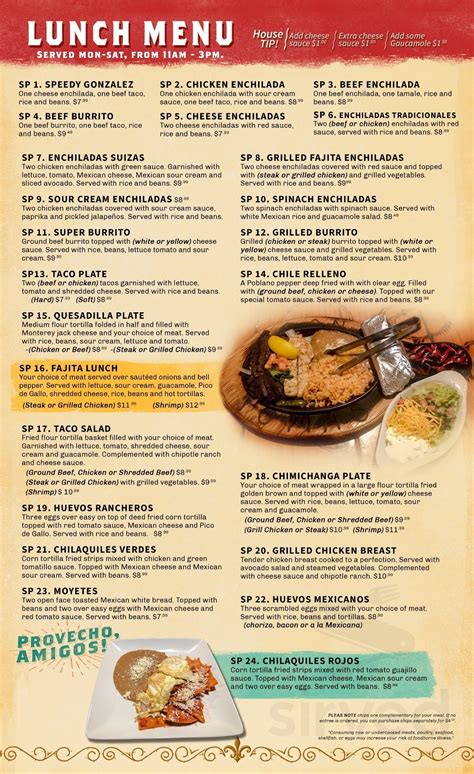 don tomas mexican grill menu|Don Tomas Mexican grill in Monroe